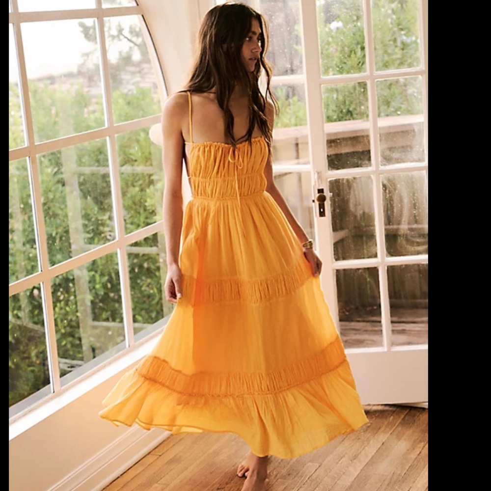 Taking sides Maxi Dress- Free People